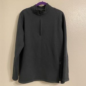 NWT tasc Performance Men’s Apex Fleece Quarter Zip Size Small Color: Gunmetal